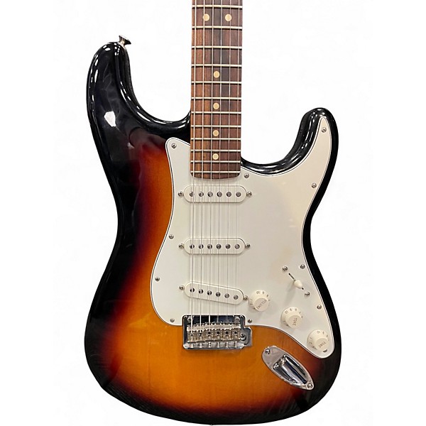 Used Fender Player Stratocaster Pao Ferro Fingerboard 3 Color Sunburst Solid Body Electric Guitar