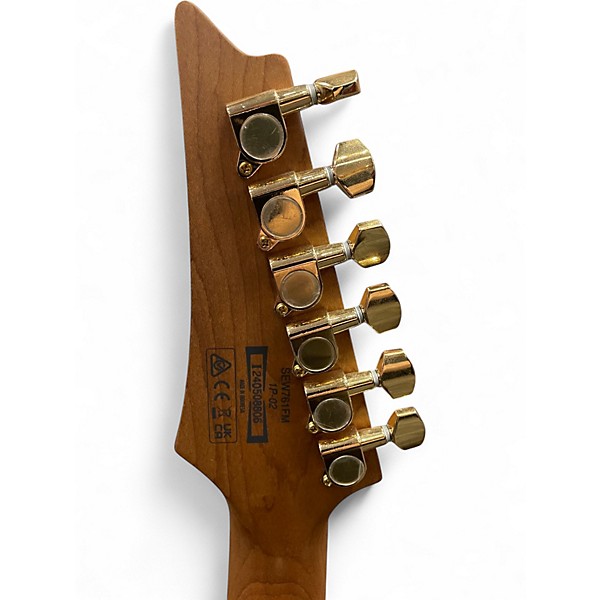 Used Ibanez SEW761FM Natural Solid Body Electric Guitar