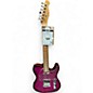 Used Leo Jaymz POPCASTER Purple Solid Body Electric Guitar thumbnail