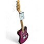Used Leo Jaymz POPCASTER Purple Solid Body Electric Guitar