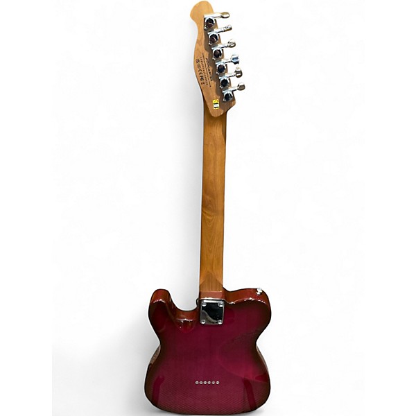 Used Leo Jaymz POPCASTER Purple Solid Body Electric Guitar