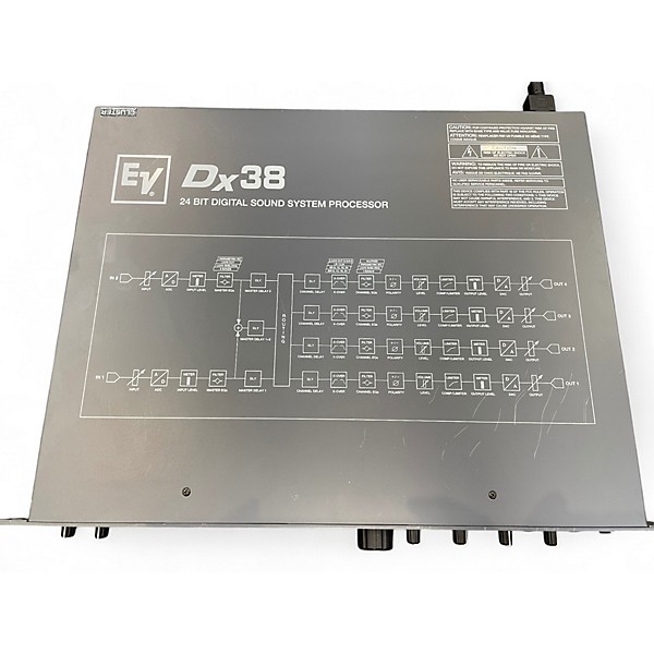Used Electro-Voice Dx38 24 Bit Digital Sound Processor Exciter