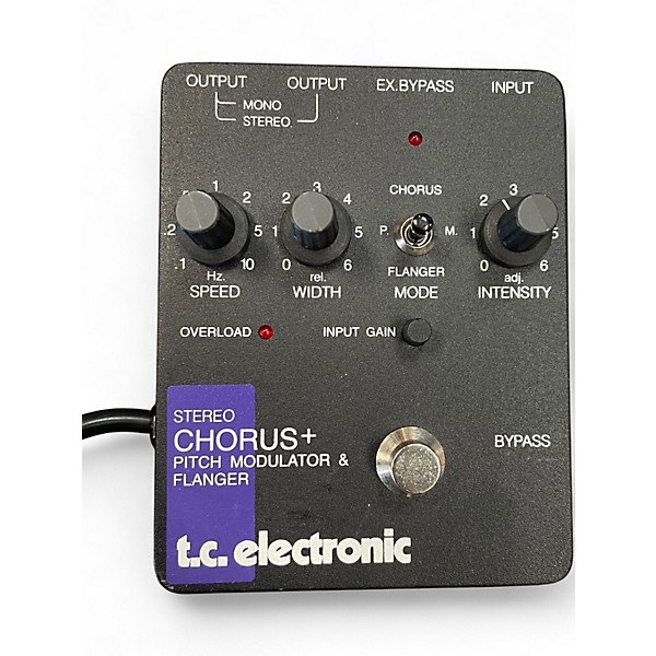 Used TC Electronic STEREO CHORUS PLUS Effect Pedal
