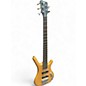 Used Warwick Corvette 5 String Natural Electric Bass Guitar