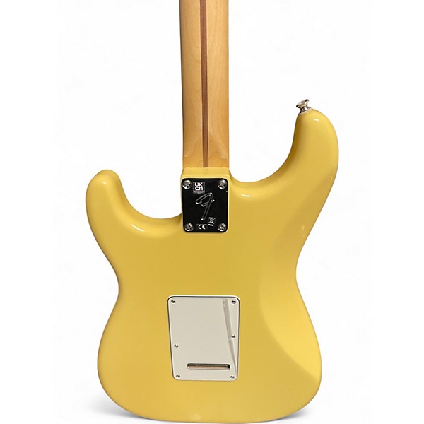 Used Fender Player Stratocaster HSS ANTIQUE YELOW Solid Body Electric Guitar
