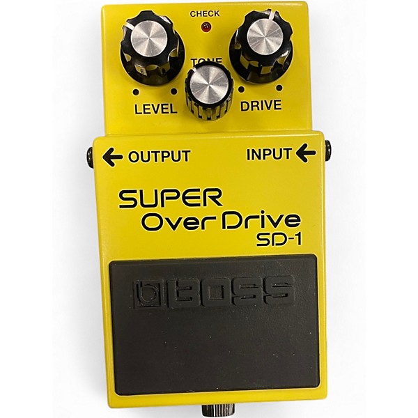 Used BOSS SD1 Super Overdrive Effect Pedal