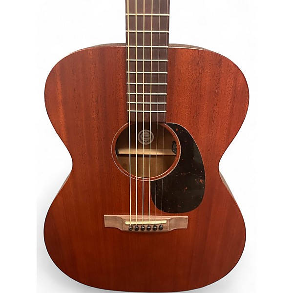 Used Martin 00015E Natural Mahogany Acoustic Electric Guitar