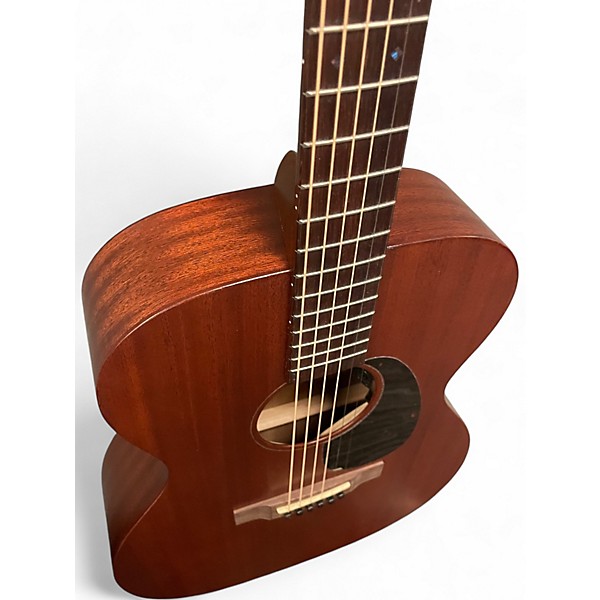 Used Martin 00015E Natural Mahogany Acoustic Electric Guitar