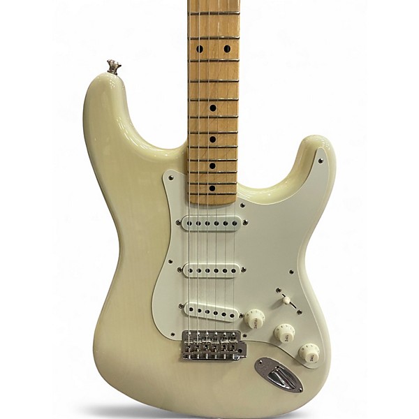 Used 2017 Fender American Original 50s Stratocaster White Blonde Solid Body Electric Guitar