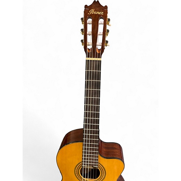 Used Ibanez GA6CE Natural Classical Acoustic Electric Guitar