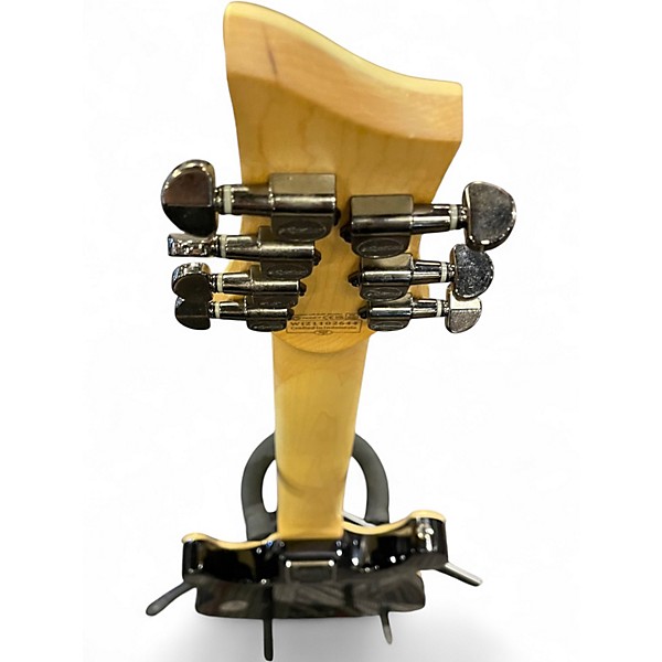 Used Schecter Guitar Research OMEN EXTREME 7 QUILTED SILVER BURST Solid Body Electric Guitar