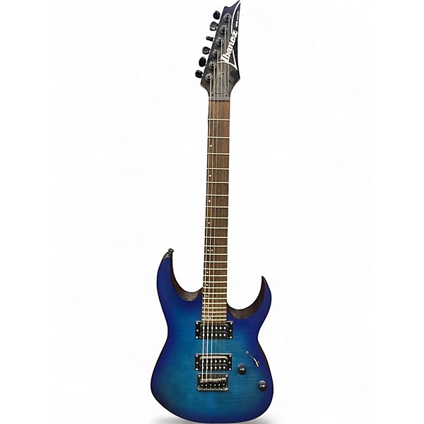 Used Ibanez RG6003FM Flat Sapphire Blue Solid Body Electric Guitar