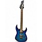 Used Ibanez RG6003FM Flat Sapphire Blue Solid Body Electric Guitar thumbnail