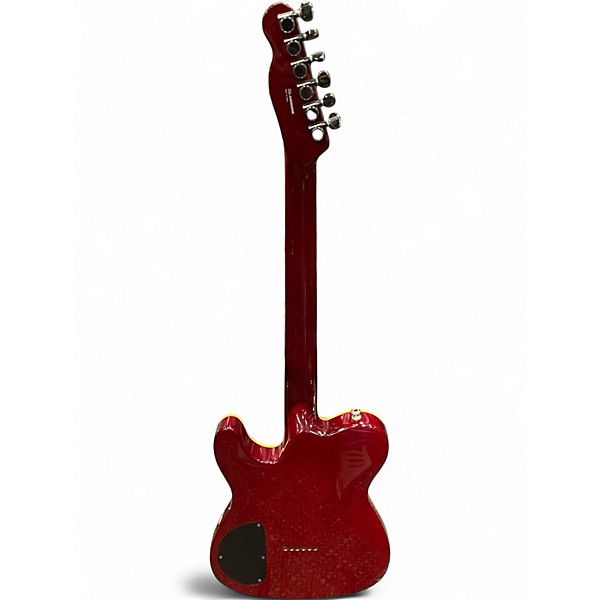Used Fender Special Edition Custom Telecaster FMT HH Trans Red Solid Body Electric Guitar