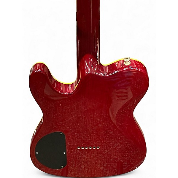 Used Fender Special Edition Custom Telecaster FMT HH Trans Red Solid Body Electric Guitar