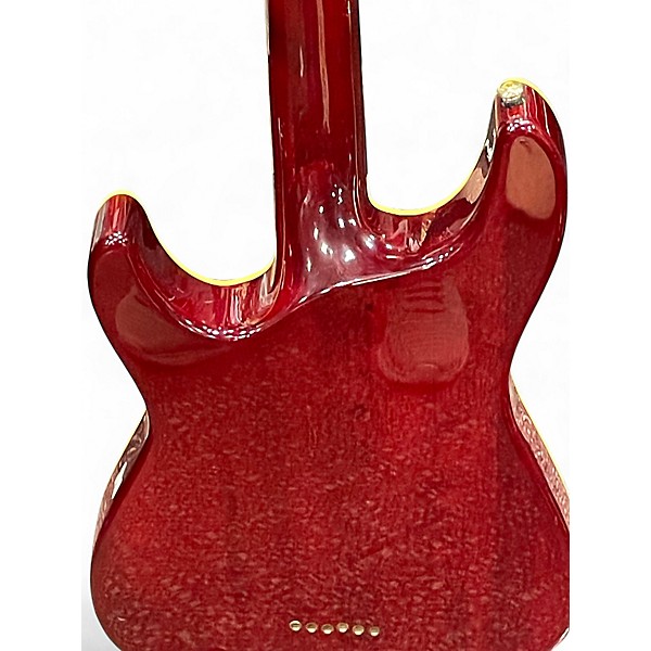 Used Schecter Guitar Research C/SH1 Trans Red Hollow Body Electric Guitar