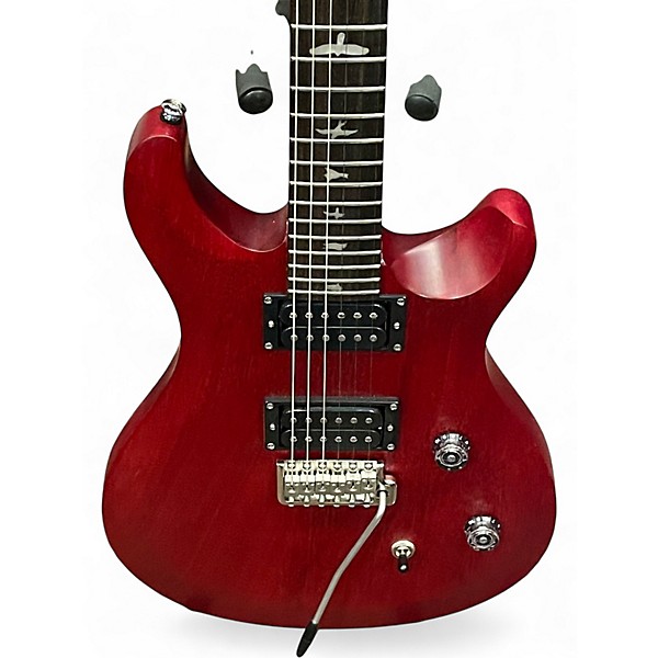 Used PRS CE24 SE Red Solid Body Electric Guitar
