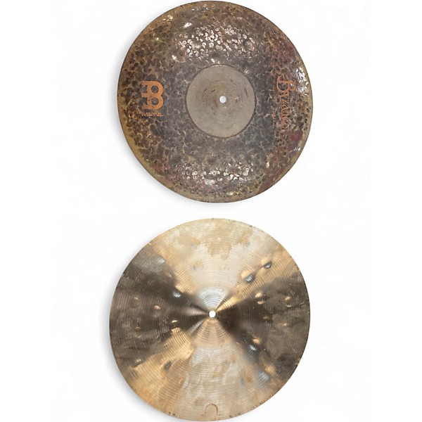 Used MEINL 15in Byzance EX Dry Medium Hi Hat Pair Cymbal