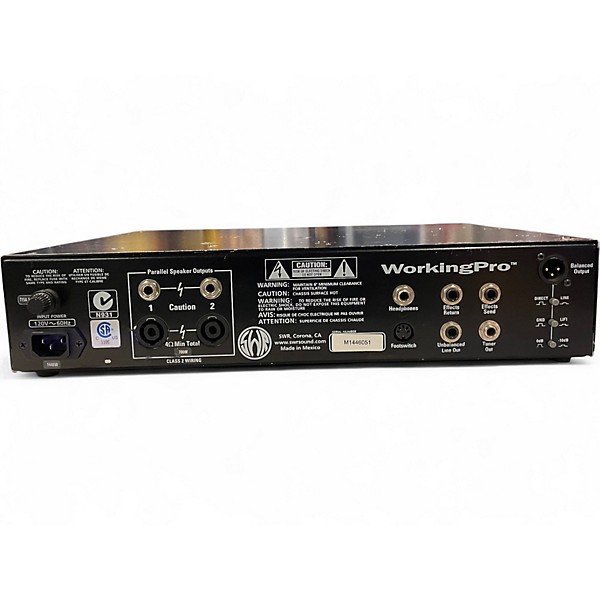 Used SWR working pro 700 Bass Amp Head