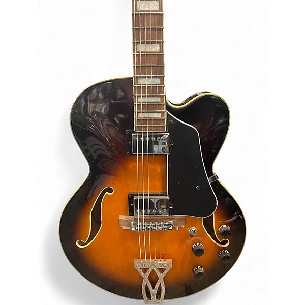 Used Ibanez AF75 2 Color Sunburst Hollow Body Electric Guitar