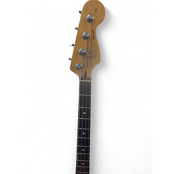 Used Fender Deluxe Active Jazz Bass Black Electric Bass Guitar