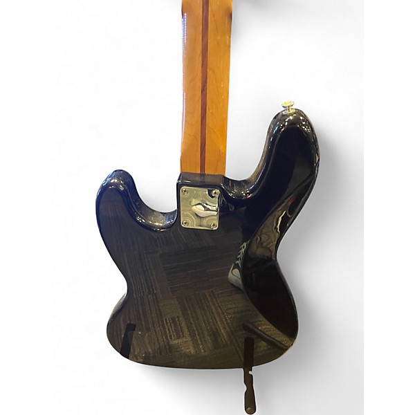 Used Fender Deluxe Active Jazz Bass Black Electric Bass Guitar