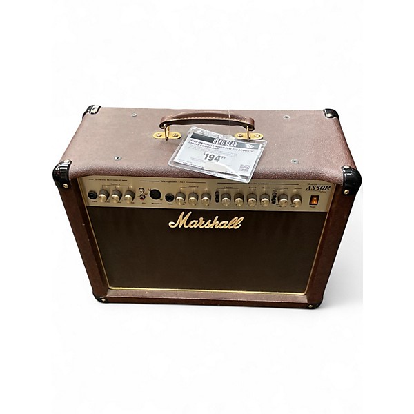 Used Marshall AS50R 50W 2X8 Acoustic Guitar Combo Amp