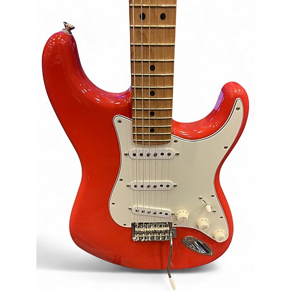 Used Fender Player Stratocaster red Solid Body Electric Guitar
