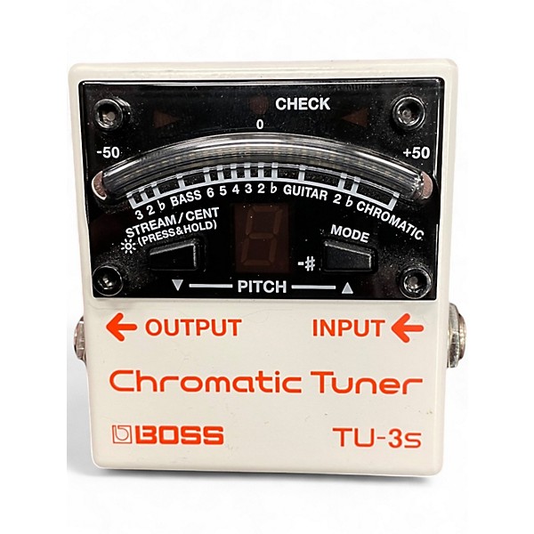 Used BOSS TU3S CHROMATIC Tuner Pedal