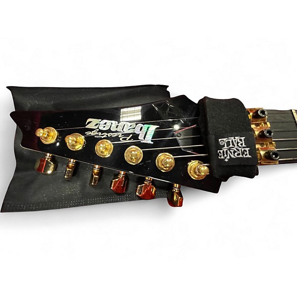 Used Ibanez prestige RGA622XH RGA Black Solid Body Electric Guitar