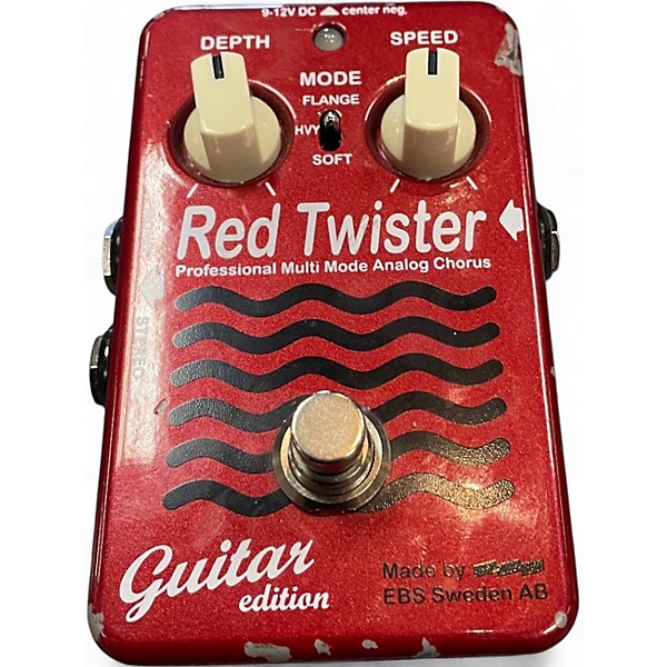 Used EBS Red Twister Effect Pedal