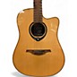 Used Lag Guitars THV20DCE HYVIBE Natural Acoustic Electric Guitar