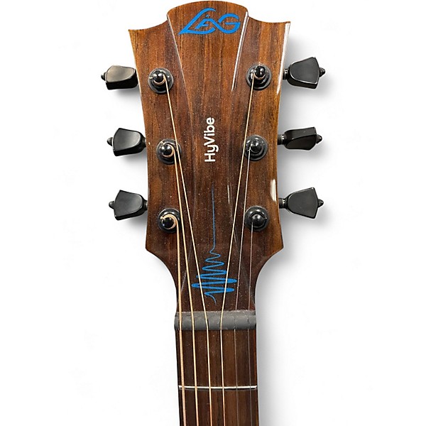 Used Lag Guitars THV20DCE HYVIBE Natural Acoustic Electric Guitar