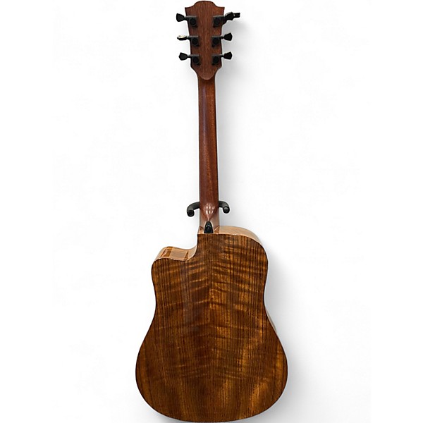 Used Lag Guitars THV20DCE HYVIBE Natural Acoustic Electric Guitar