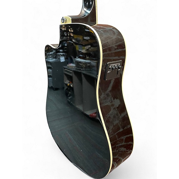 Used Ibanez V70CE Black Acoustic Electric Guitar