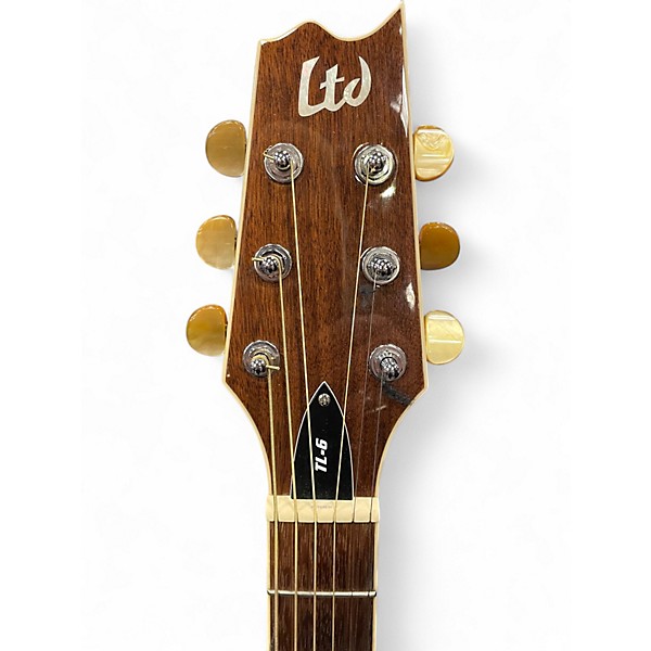 Used ESP LTD TL-6 Black Acoustic Electric Guitar