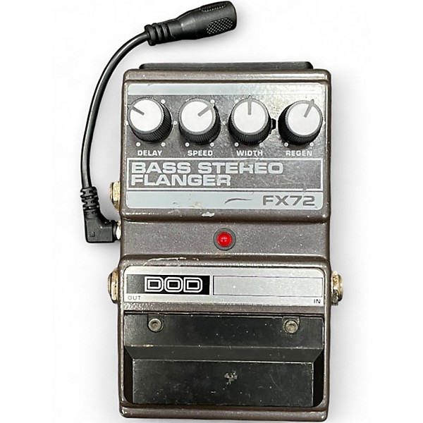 Used DOD FX72 Bass Stereo Flanger Effect Pedal