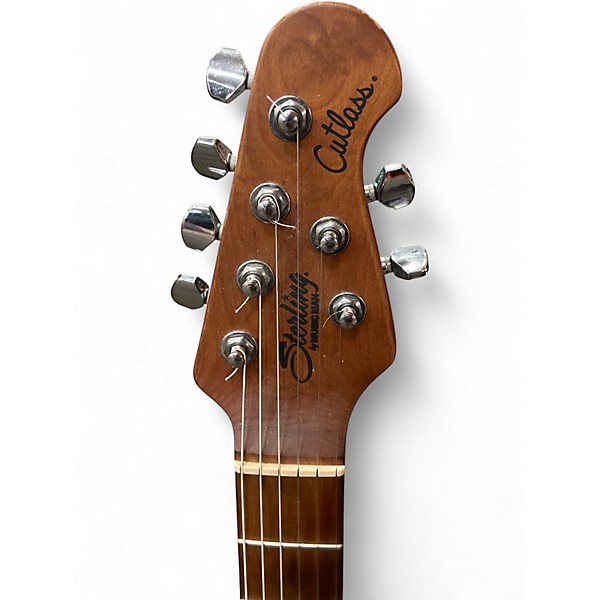 Used Sterling by Music Man CUTLASS 2 Tone Sunburst Solid Body Electric Guitar
