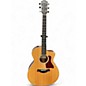 Used Taylor 214 CE QS DLX Natural Acoustic Guitar thumbnail