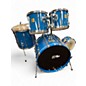 Vintage 1980s Yamaha 5 Piece ROCK TOUR CUSTOM BLUE Drum Kit thumbnail