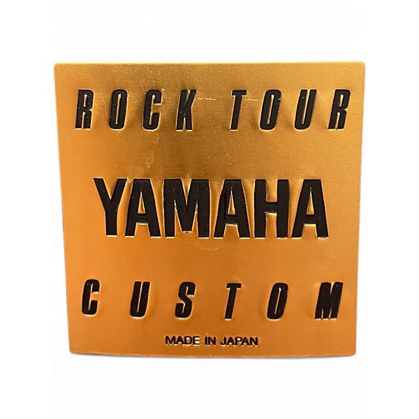 Vintage 1980s Yamaha 5 Piece ROCK TOUR CUSTOM BLUE Drum Kit