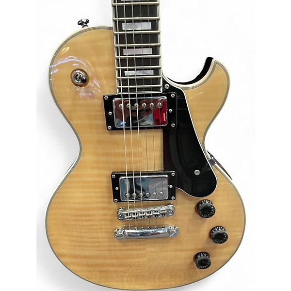 Used Schecter Guitar Research SOLO II CUSTOM NATURAL TOP Solid Body Electric Guitar