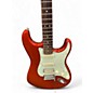 Used Fender Deluxe Stratocaster Chrome Red Solid Body Electric Guitar