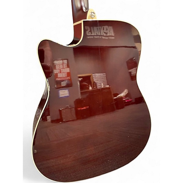 Used Yamaha FX335C 2 Color Sunburst Acoustic Electric Guitar