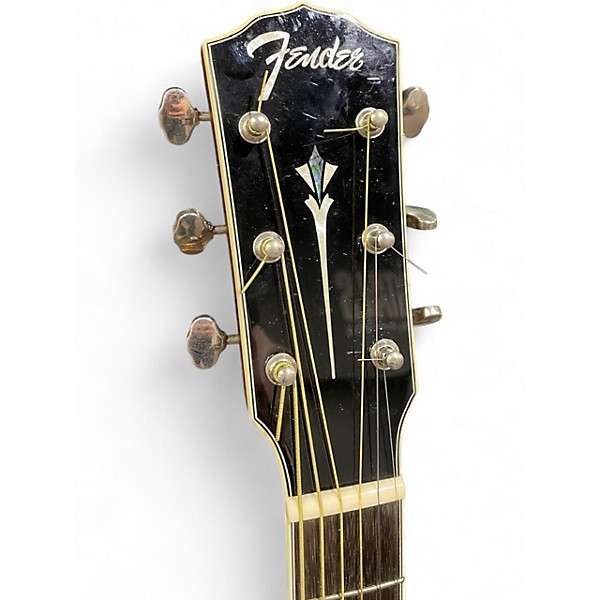 Used Fender PD220E Natural Acoustic Guitar