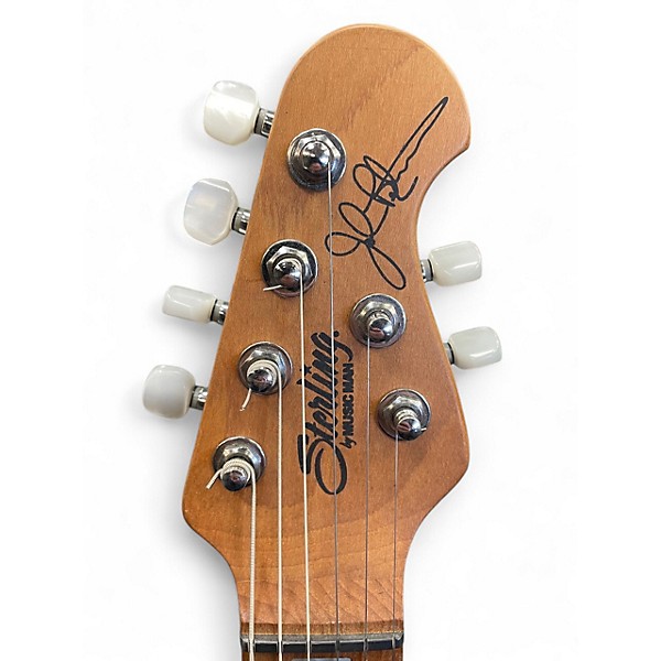 Used Sterling by Music Man JP150 John Petrucci Signature Neptune Blue Solid Body Electric Guitar