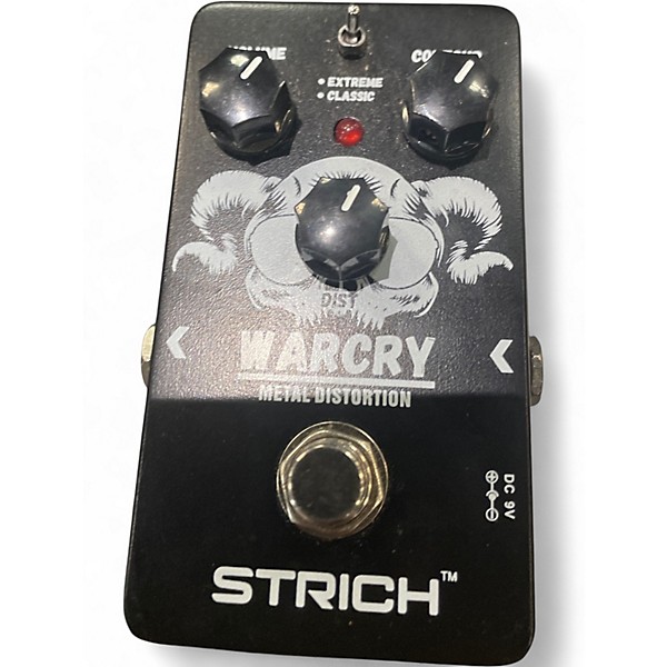 Used Strich WAR CRY DISTORTION Effect Pedal