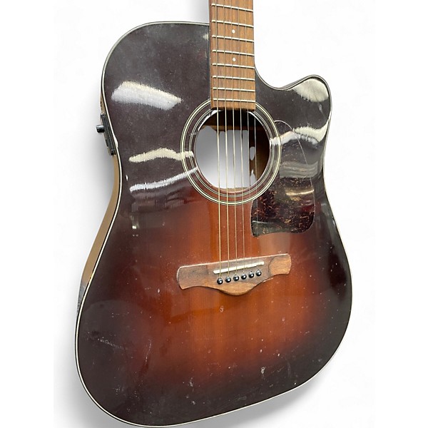 Used Ibanez AW400CE SUNBURST Acoustic Electric Guitar