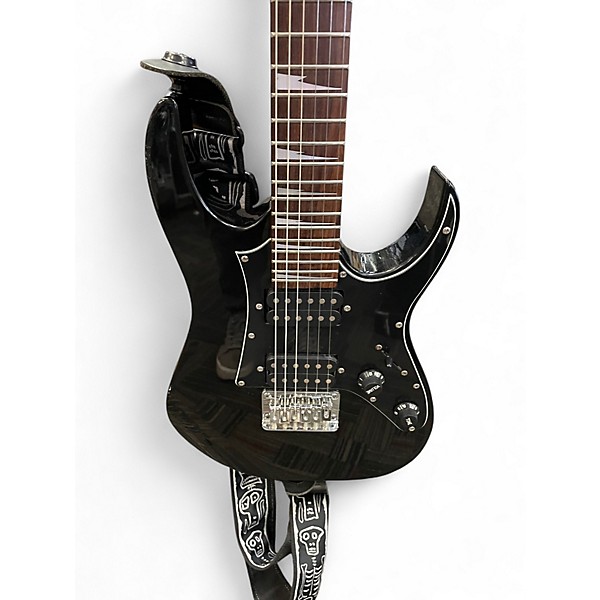 Used Ibanez gio mikro black sparkle Solid Body Electric Guitar