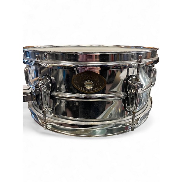 Used TAMA 4X13 Rockstar Series Snare Chrome Drum